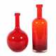 Vasenpaar Sandra Rich, zeitnahe Ausführung, rotes Glas,… - Foto 1