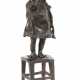 Bildhauer des 20. Jh. ''Kleines Mädchen auf einem Hocke… - Foto 1