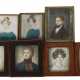 Miniaturmaler des 19. Jh. Konvolut Portraits, 7-tlg., 4… - фото 1