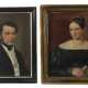 Bildnismaler des 19. Jh. ''Damen- und Herrenportrait'',… - photo 1