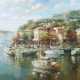 Maler des 20. Jh. ''Gardasee'', Landschaftsszene mit ty… - фото 1