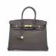 AN ÉTAIN TOGO LEATHER BIRKIN 35 WITH GOLD HARDWARE - Foto 1