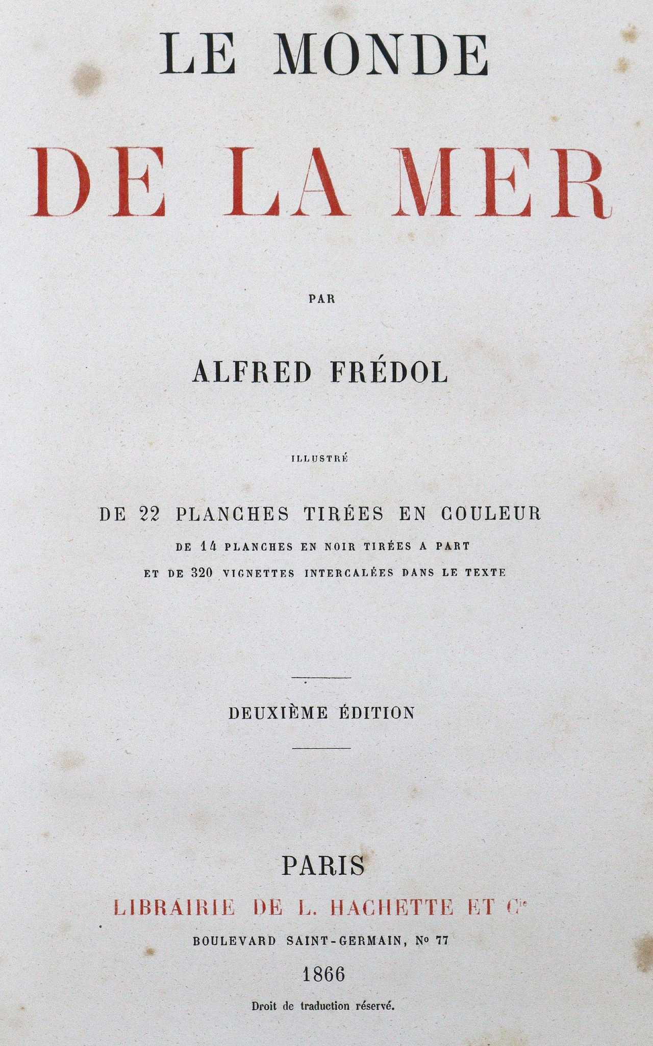 Fredol,A. (d.i. A.MoquinTandon). — catalog A124 Kunst und