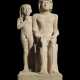AN EGYPTIAN LIMESTONE GROUP STATUE FOR MEHERNEFER AND HIS SON - фото 1