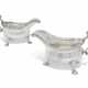 TWO GEORGE II SILVER SAUCEBOATS - photo 1