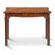 A GEORGE III MAHOGANY SERPENTINE TEA-TABLE - фото 1