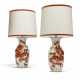 A PAIR OF CHINESE FLARED BALUSTER VASE TABLE LAMPS - photo 1