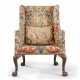 A GEORGE II MAHOGANY WING ARMCHAIR - фото 1