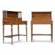 TWO VERY SIMILAR REGENCY INDIAN ROSEWOOD AND PARCEL-GILT BONHEURS-DU-JOUR - photo 1