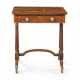 A REGENCY BRASS-MOUNTED BRAZILIAN ROSEWOOD CHAMBER OR WRITING TABLE - фото 1
