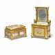 TWO RESTAURATION PALAIS ROYAL ORMOLU AND MOTHER-OF PEARL MUSICAL SEWING BOXES - photo 1