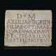 A ROMAN MARBLE FUNERARY INSCRIBED PANEL - Foto 1