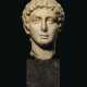A ROMAN MARBLE HEAD OF A YOUTH - фото 1