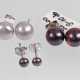 3 Paar Perl Ohrringe - Foto 1