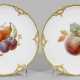 Paar Dessertteller mit Früchtedekor - фото 1