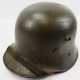 Wehrmacht: Stahlhelm M17 mit 2 Emblemen. - Foto 1