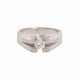 Verlobungsring mit Brillant, ca. 0,5 ct, - photo 1