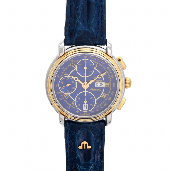 MAURICE LACROIX Les Mecaniques Chronograph Ref. 67413 ca. 1990er