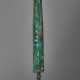 A RARE GOLD AND TURQUOISE-INLAID BRONZE SWORD - photo 1