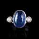 Saphir-Cabochon-Ring. - Foto 1