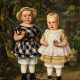 Just J. C. Holm (Randers 1815 - Kopenhagen 1907). Zwei Kinder. - Foto 1