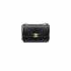 A BLACK QUILTED CALFSKIN LEATHER FLAG BAG WITH GOLD HARDWARE - Foto 1