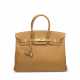 A NATURAL SABLE ARDENNES LEATHER BIRKIN 35 WITH GOLD HARDARE - Foto 1