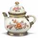 A SILVER-GILT-MOUNTED VIENNA (DU PAQUIER) PORCELAIN MINIATURE TEAPOT AND COVER - фото 1