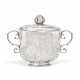 A CHARLES II SILVER PORRINGER AND COVER - photo 1
