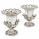 A PAIR OF VICTORIAN SILVER WINE COOLERS, COLLARS AND LINERS - photo 1