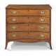 A GEORGE III MAHOGANY CONCAVE-FRONTED DRESSING CHEST - фото 1