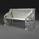 A LARGE ITALIAN MARBLE BENCH - photo 1
