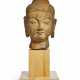 A NORTHERN QI-STYLE STONE HEAD OF BUDDHA - Foto 1
