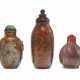 TWO AGATE SNUFF BOTTLES - photo 1