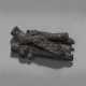 A CARVED WOOD SCULPTURE (NETSUKE) OF A CHARCOAL PILE - фото 1