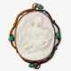 A brooch with a cameo from a conch's shell - photo 1