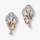 A pair of diamond clip earrings - Foto 1
