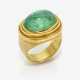 A green tourmaline ring - photo 1