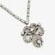 A necklace and pendant with brilliant cut diamonds - фото 1