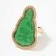 Jadeit-Brillant-Ring - photo 1