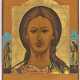 Christ, ''the fierce eye'' with two saints depicted on the borders - photo 1