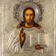Silberoklad-Ikone des Christus Pantokrator - photo 1