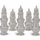 A SET OF TWELVE AMERICAN SILVER CASTERS - фото 1
