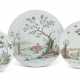 THREE CHINESE EXPORT PORCELAIN DUTCH-DECORATED DISHES - фото 1