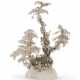 A ROCK CRYSTAL AND BEADED GLASS TREE-FORM TABLE ORNAMENT - photo 1