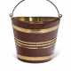 A DUTCH BRASS-BOUND MAHOGANY PEAT BUCKET - фото 1