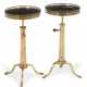 A PAIR OF FRENCH GILT-METAL OCCASIONAL TABLES - фото 1