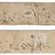 A PAIR OF RECTANGULAR TERRACOTTA PREPARATORY RELIEFS FOR THE SALLE DE BAINS OF THE H&#212;TEL DE BESENVAL: ONE DEPICTING CUPID AND VENUS, SALMACIS AND HERMAPHRODITE AND LEDA AND THE SWAN AND THE OTHER DEPICTING THE BATH OF VENUS - Foto 1