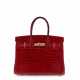 A SHINY BRAISE NILOTICUS CROCODILE BIRKIN 30 WITH GOLD HARDWARE - photo 1