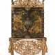 A WILLIAM AND MARY GREEN AND GILT-JAPANNED CABINET ON GILTWOOD STAND - Foto 1